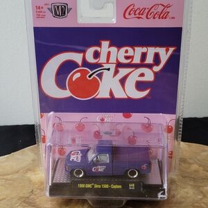 Coca-Cola Cherry Coke Purple 1988 GMC Sierra 1500 Custom Diecast Truck